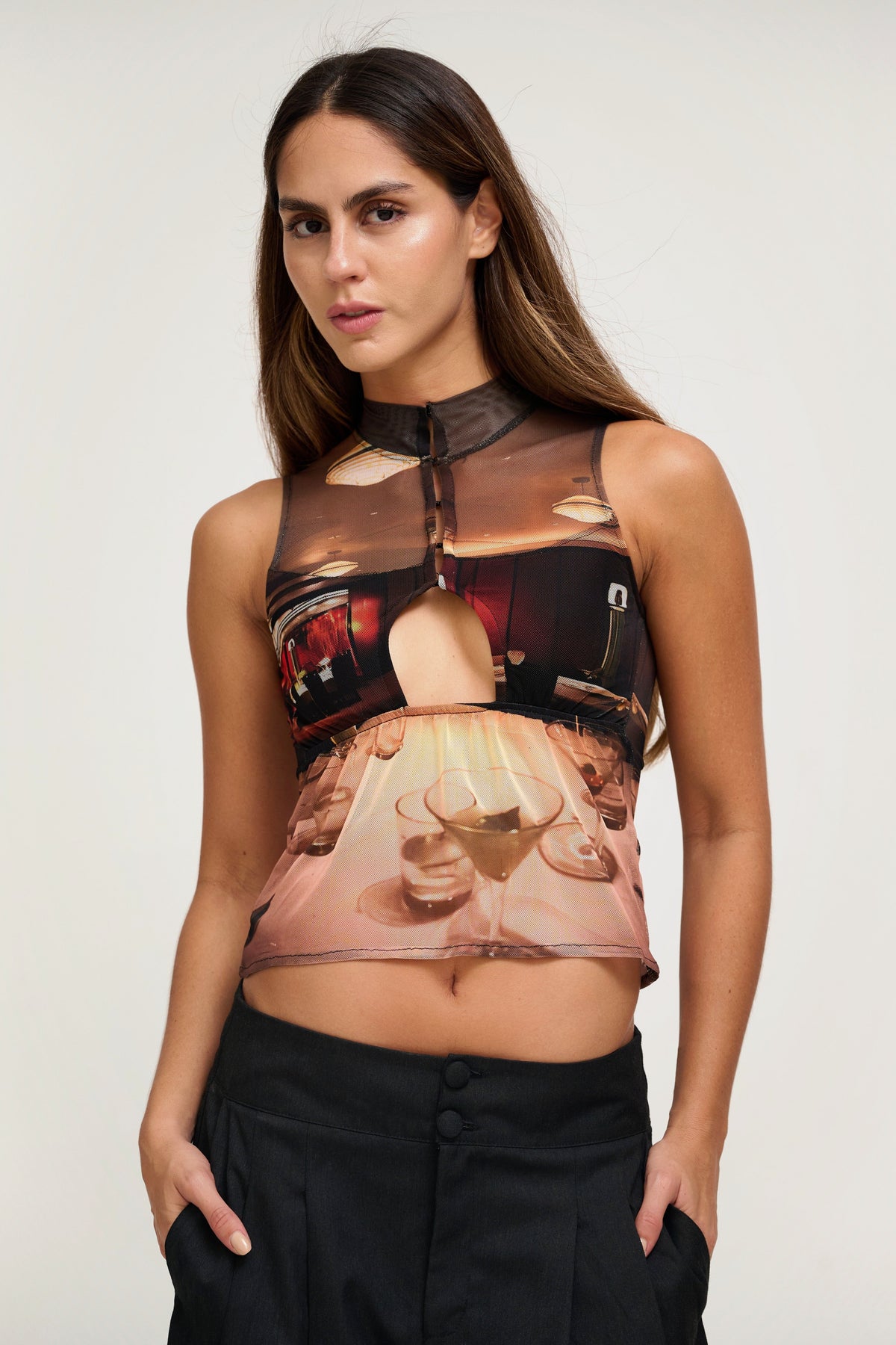 CECCHI CUT-OUT TOP
