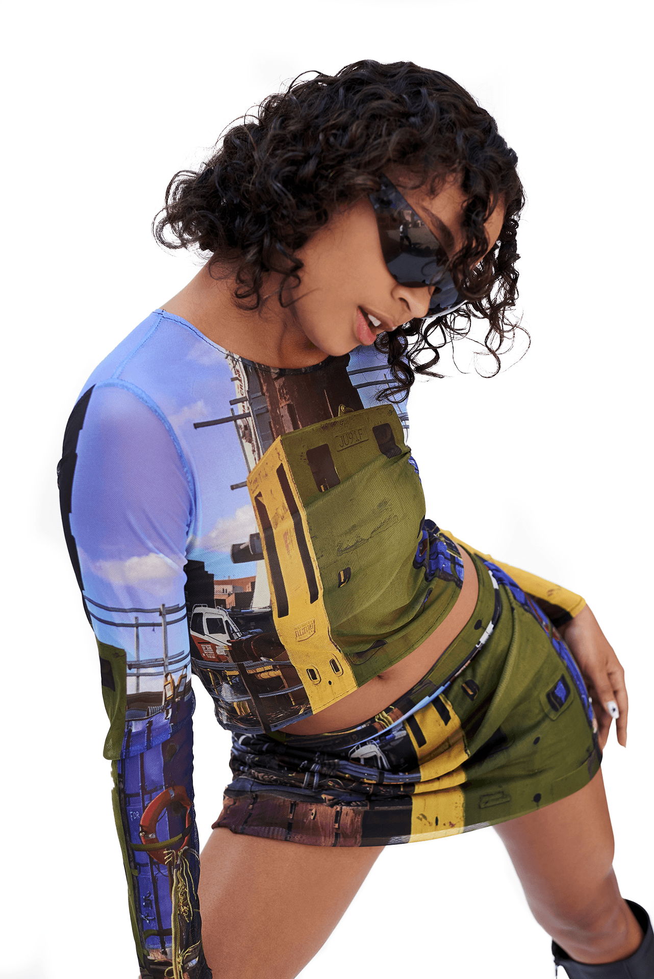 MESH EAST TOP - moss studio