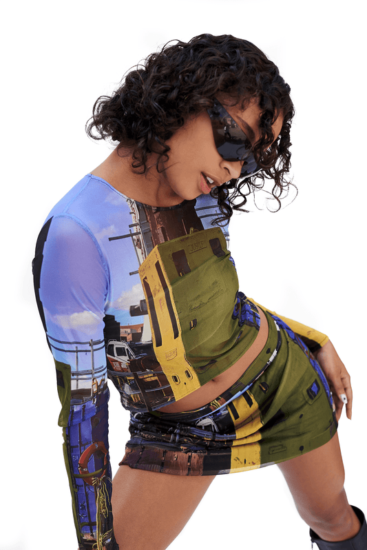 MESH EAST TOP - moss studio