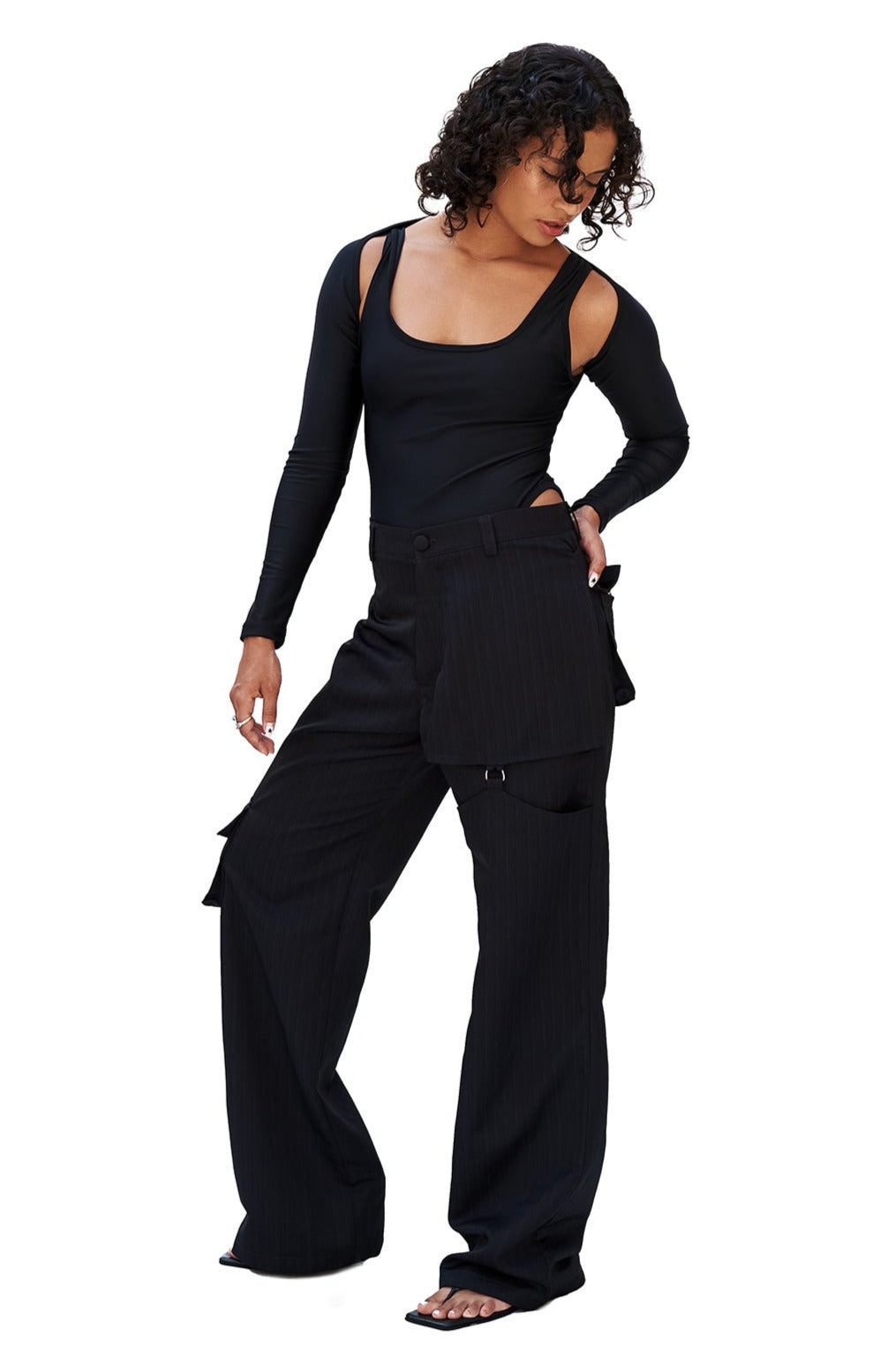 PANTALON TRAJE NEGRO