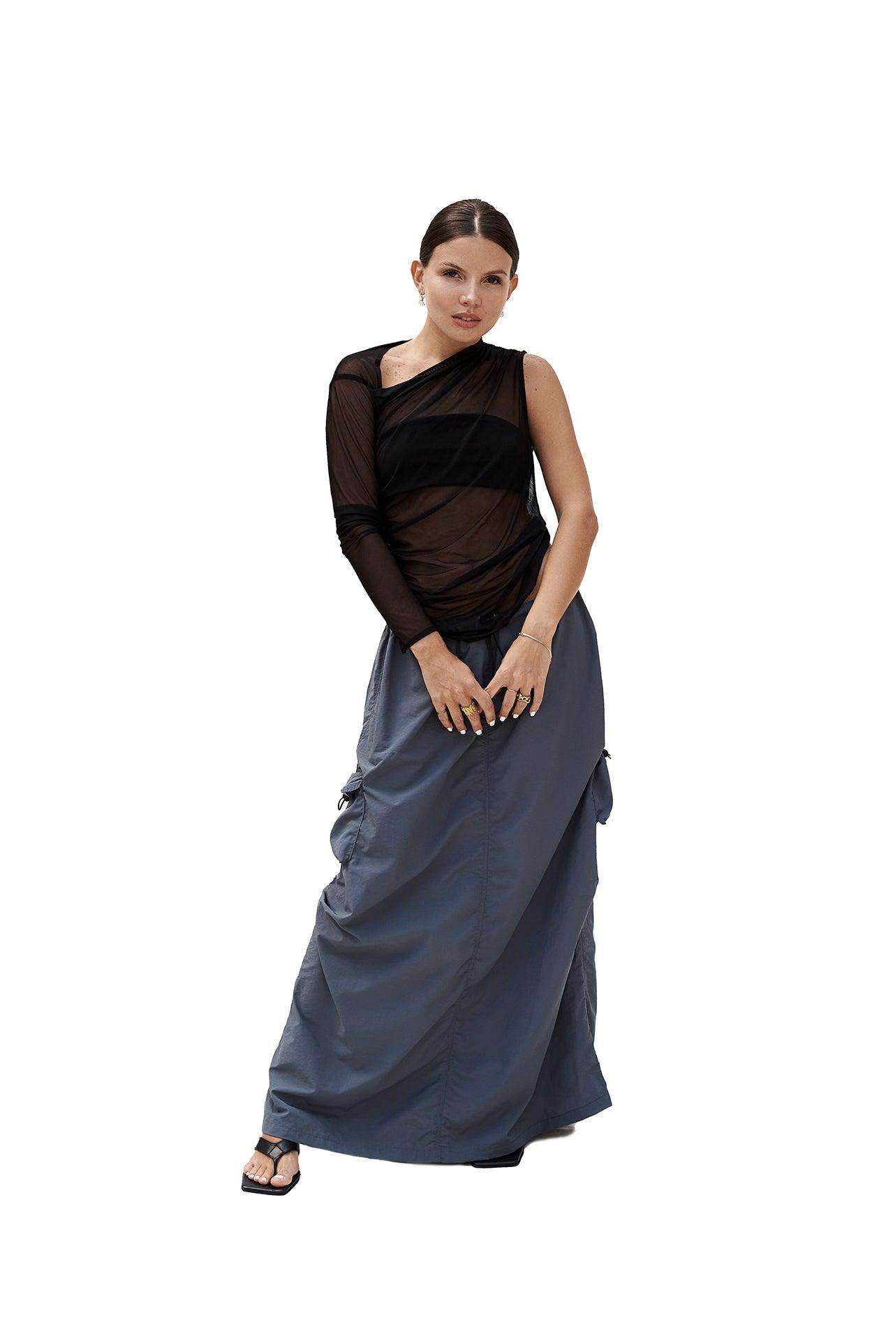 PARACHUTE MAXI SKIRT - moss studio
