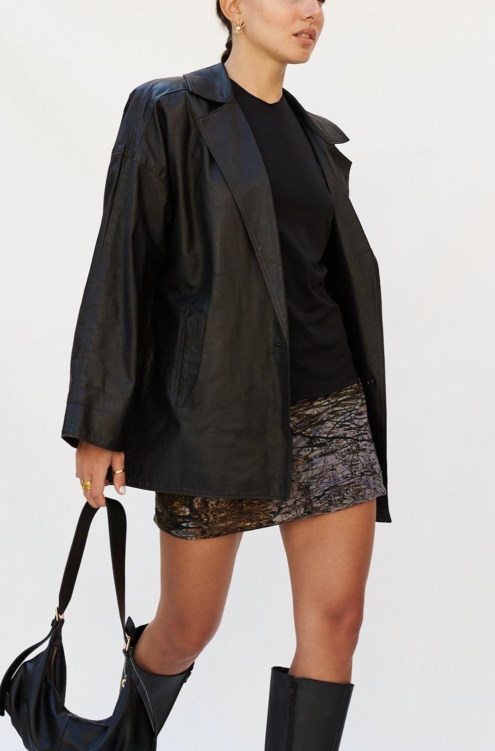 MESH CENTRAL MINI SKIRT - moss studio