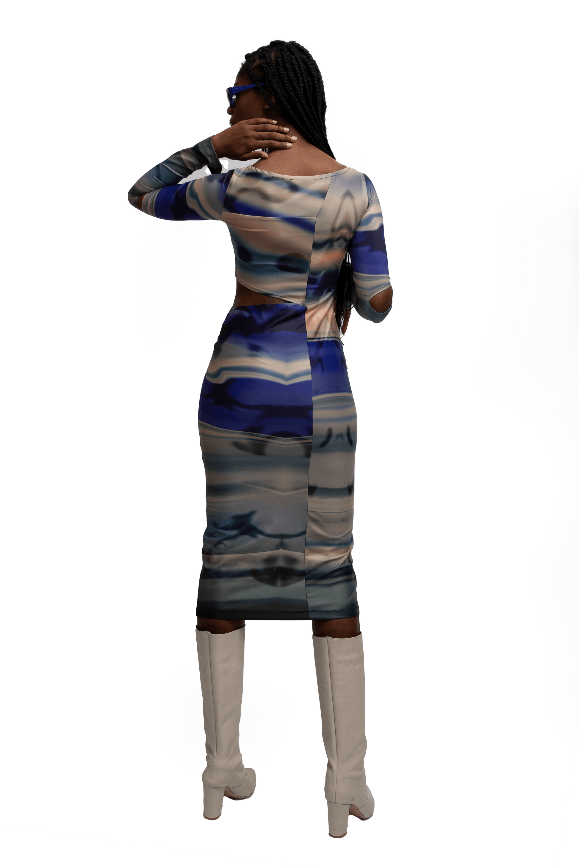BLISS MIDI DRESS - moss studio