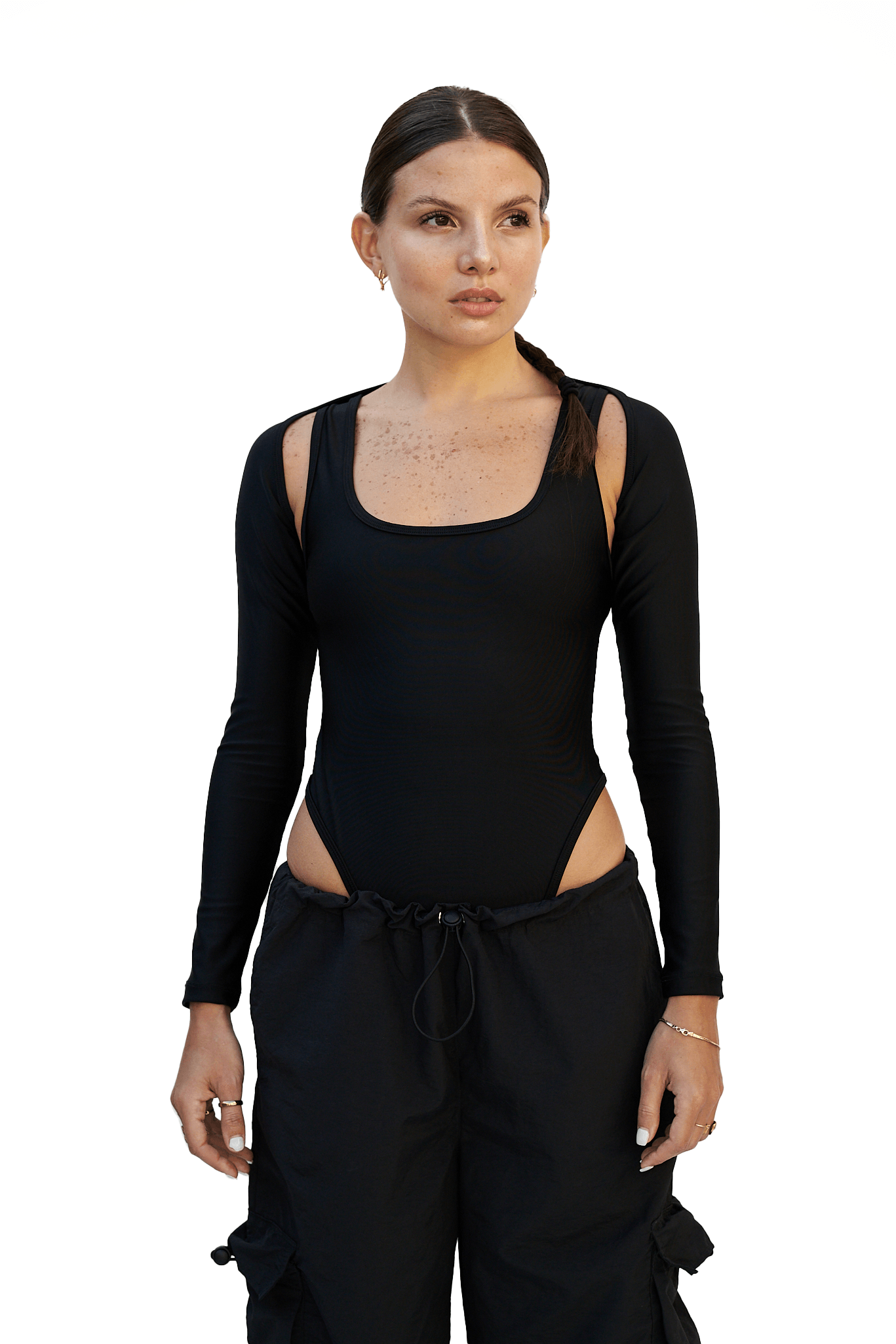 ALL-BLACK BODYSUIT - moss studio