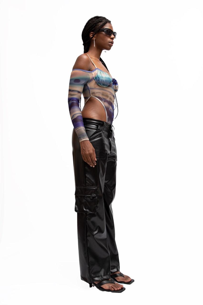 MESH BLISS BODYSUIT - moss studio