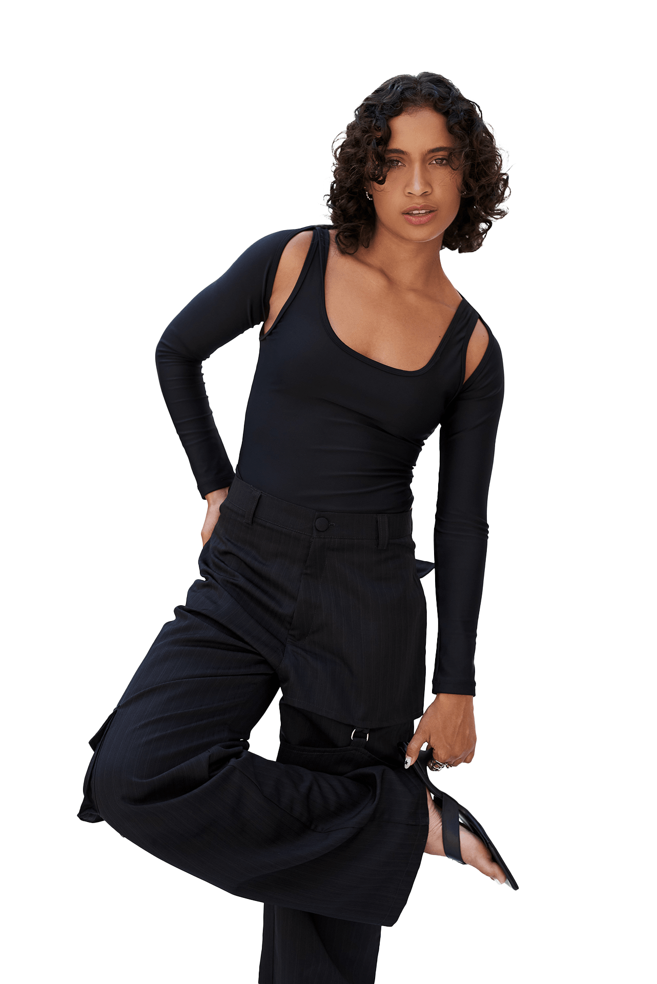 ALL-BLACK BODYSUIT - moss studio