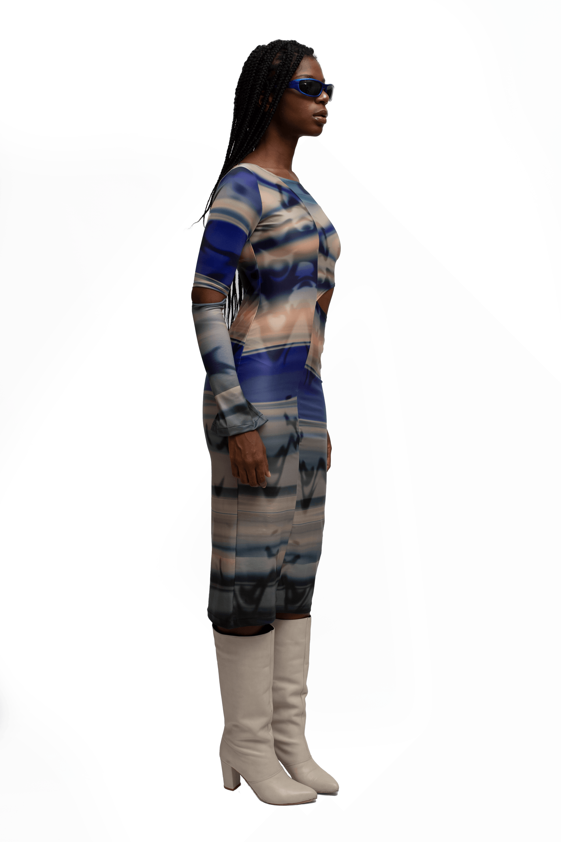 BLISS MIDI DRESS - moss studio