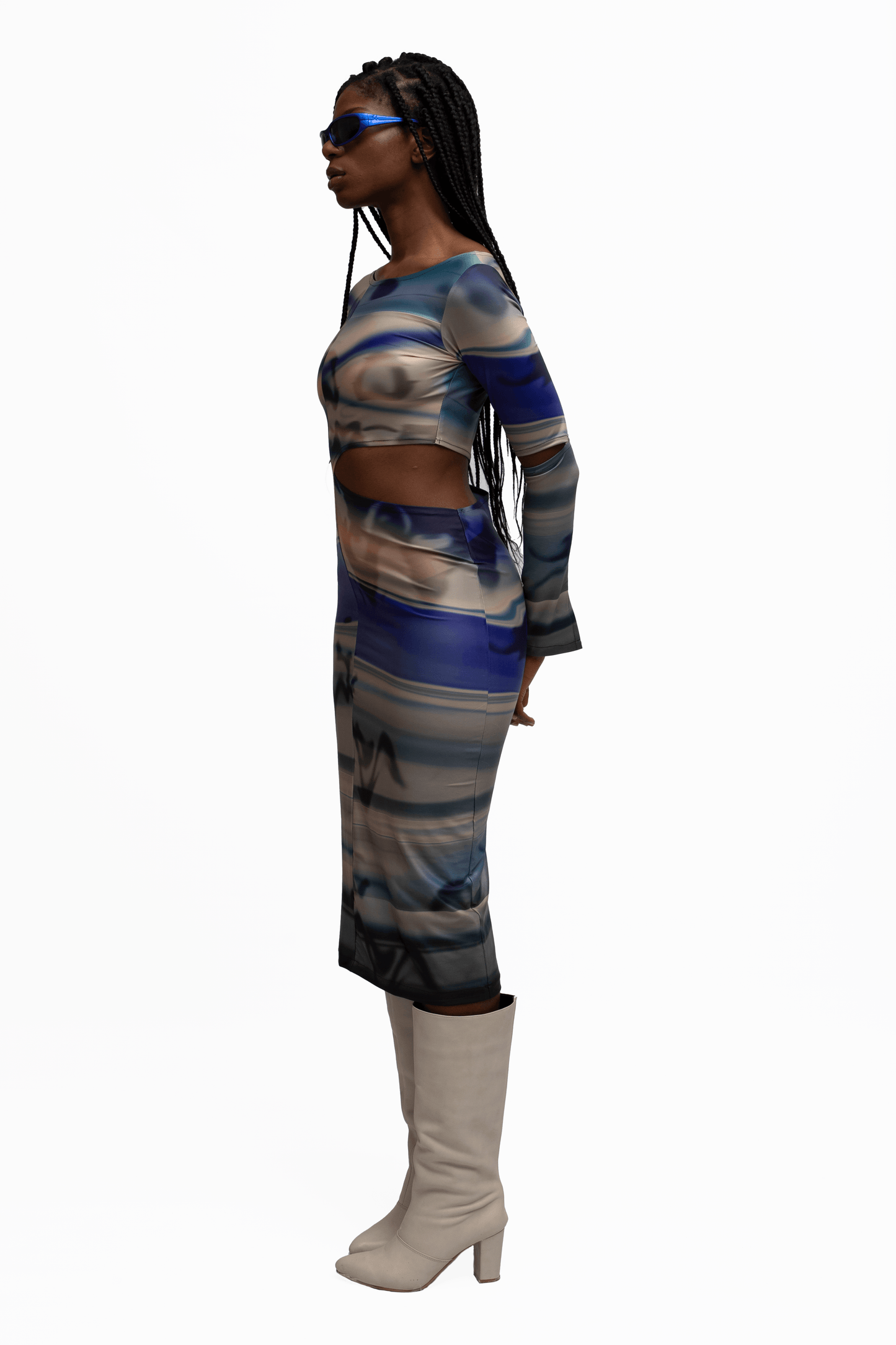 BLISS MIDI DRESS - moss studio