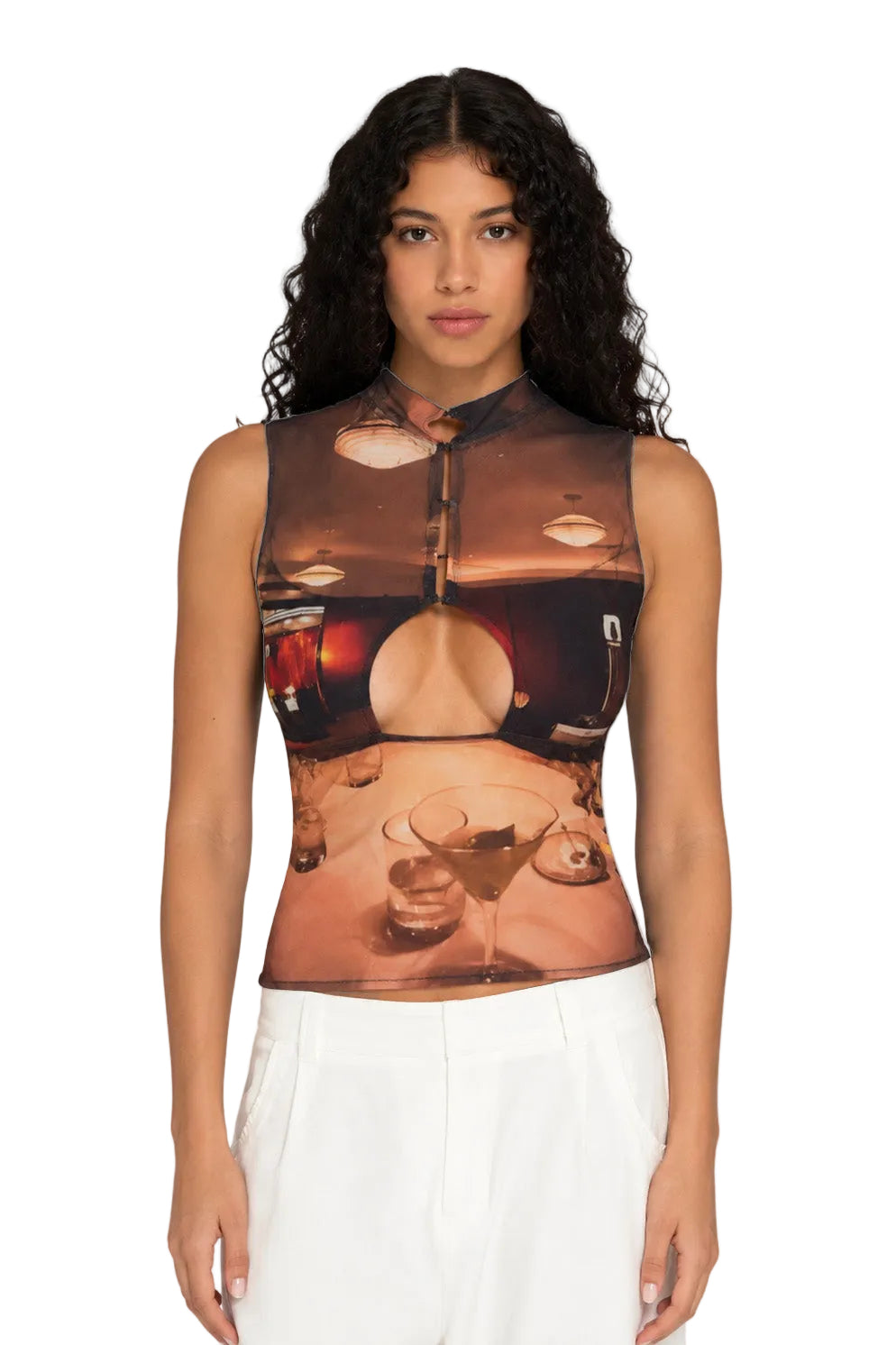 CECCHI CUT-OUT TOP