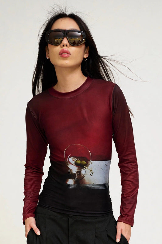 DIRTY MARTINI LONG SLEEVE TOP