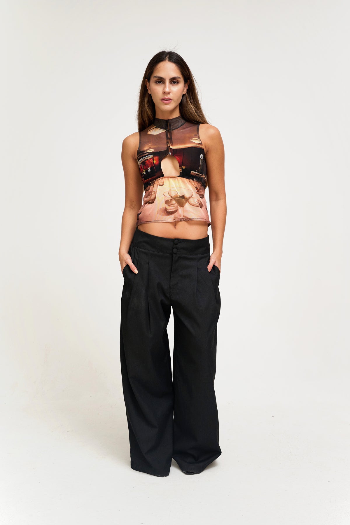 CECCHI CUT-OUT TOP