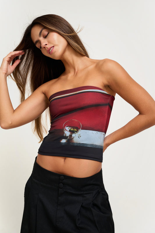 MARTINI STRAPLESS TOP