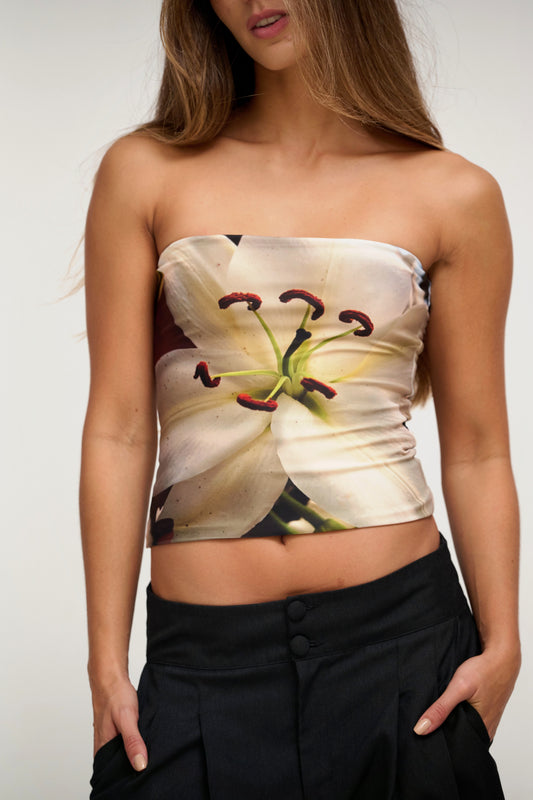 LILY STRAPLESS TOP