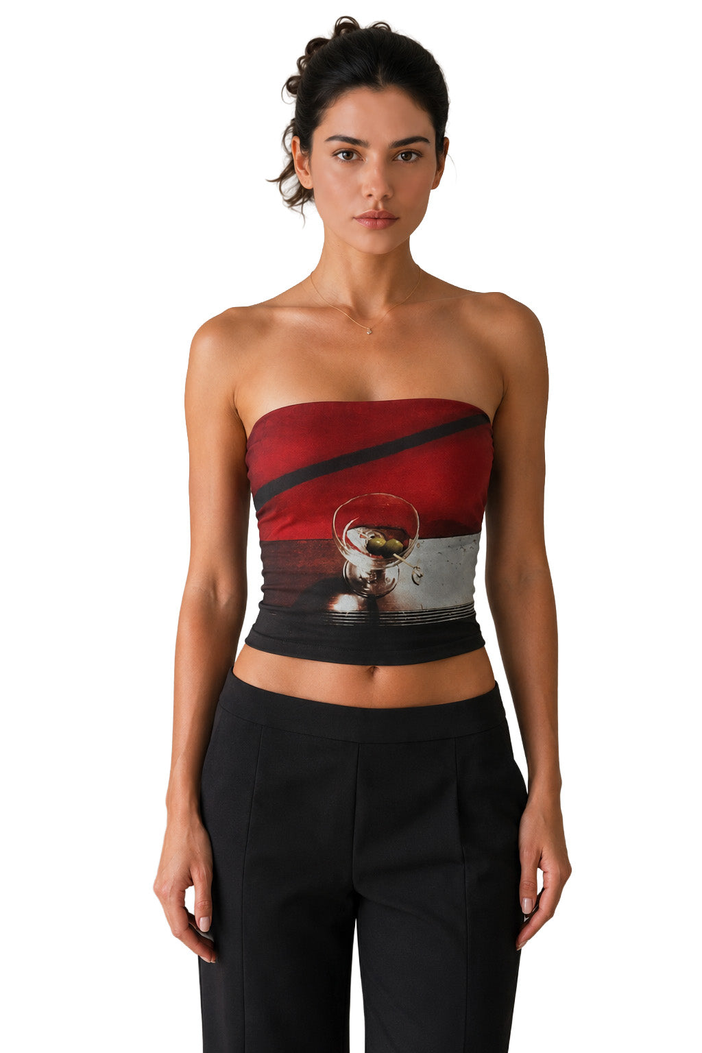 MARTINI STRAPLESS TOP