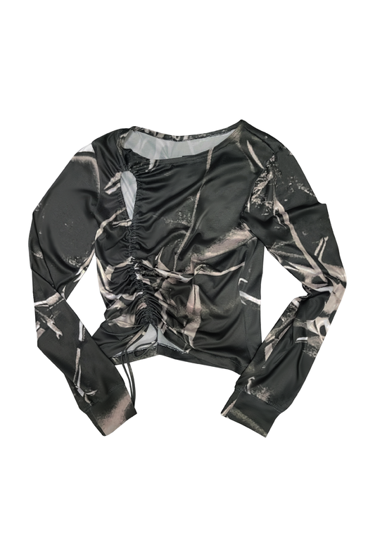 CHAINS LONG SLEEVE TOP