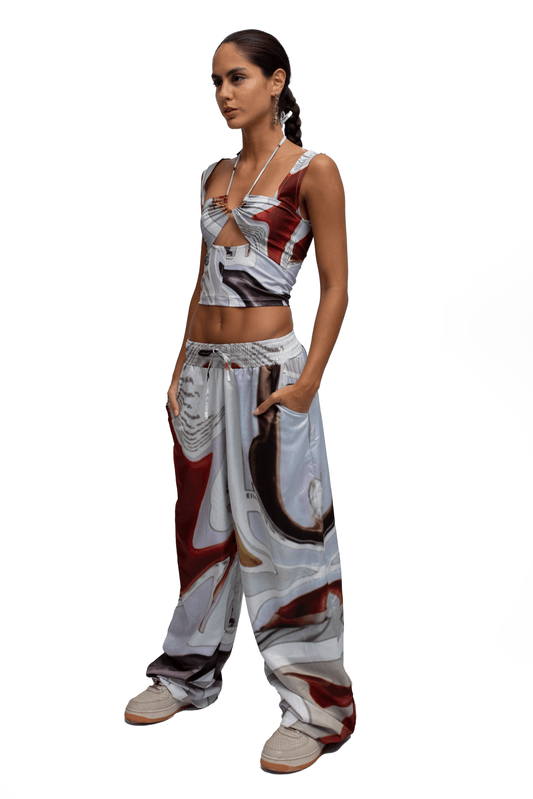 SUKI BAGGY PANTS - moss studio